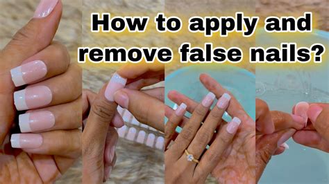 how to do false nails